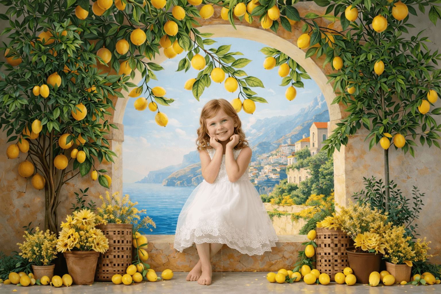 Fundal Lamai print pe PVC 240x160h, NOU