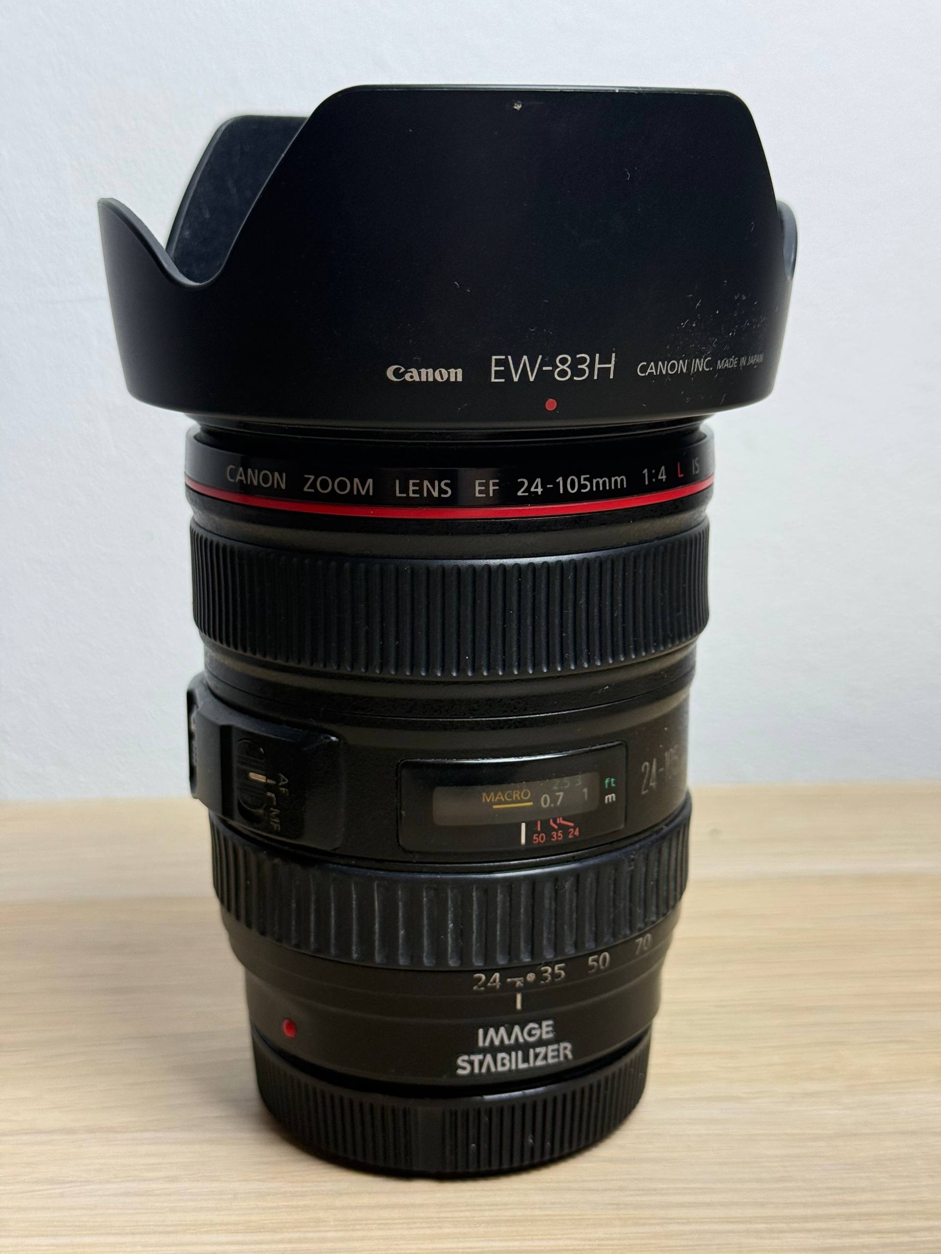 Obiectiv Canon EF 24-105mm f/4 L IS USM | Stare estetică impecabilă