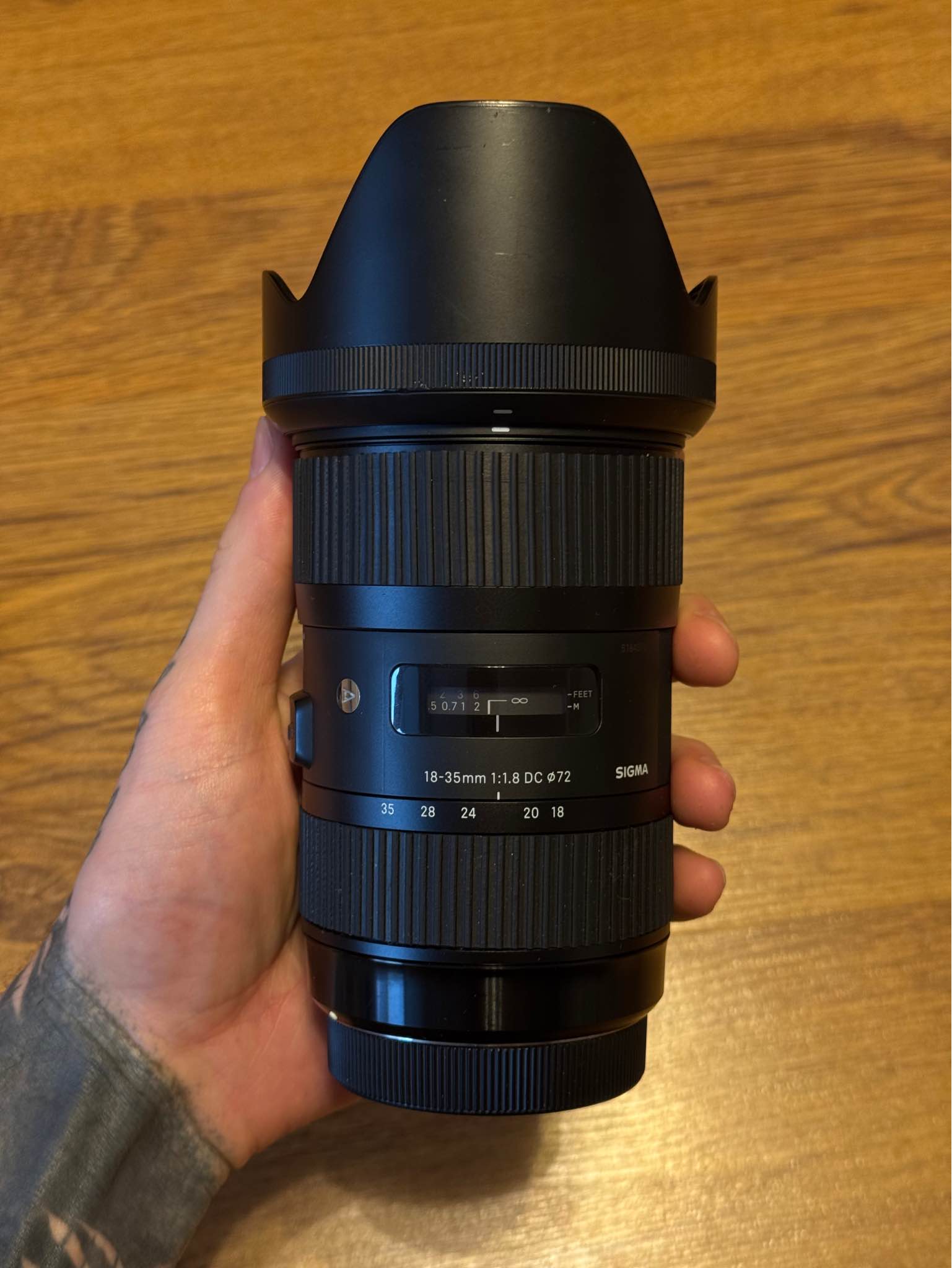 Obiectiv Sigma 18-35mm f1.8 EF mount